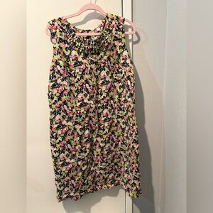 Kim Rogers Black and Pink Floral Dress